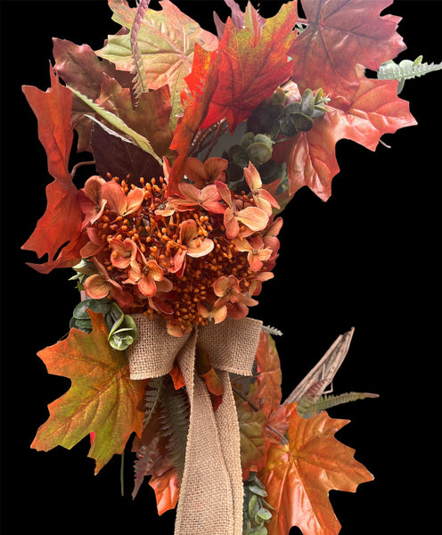 Last one reduced to clear: Rustic Autumn Wreath
