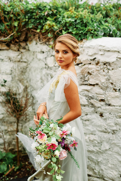 Wild Flower Faux Flower Wedding Bouquet (Sample Sale)