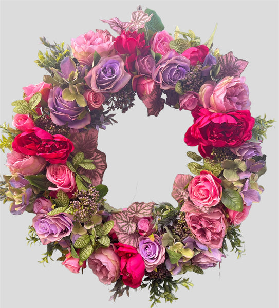 Flower Power Wreath