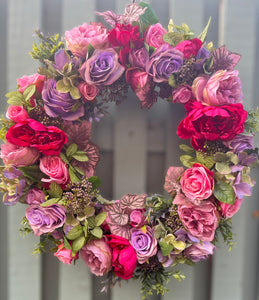 Flower Power Wreath
