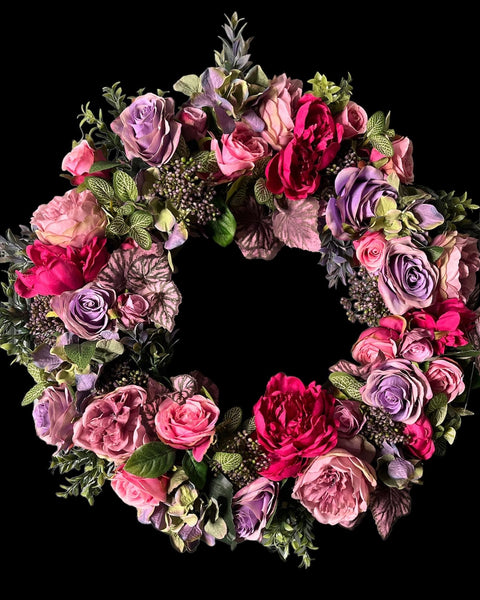 Flower Power Wreath